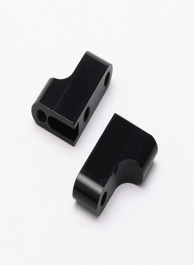 Rowiz Black RC Aluminum Servo Mount AXIAL for 1/10 SCX10 Jeep Wrangler AX80028 for Pack of 2pcs - Image 5